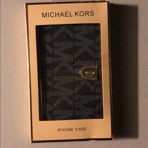 Michael Kors IPhone 6 Plus case - new never used.
